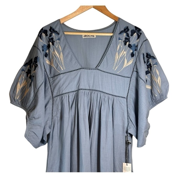 St. Roche Lake Midi Dress - Wedgwood Blue NWT - Picture 5 of 9